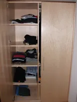 Einbauschrank in Ahorn